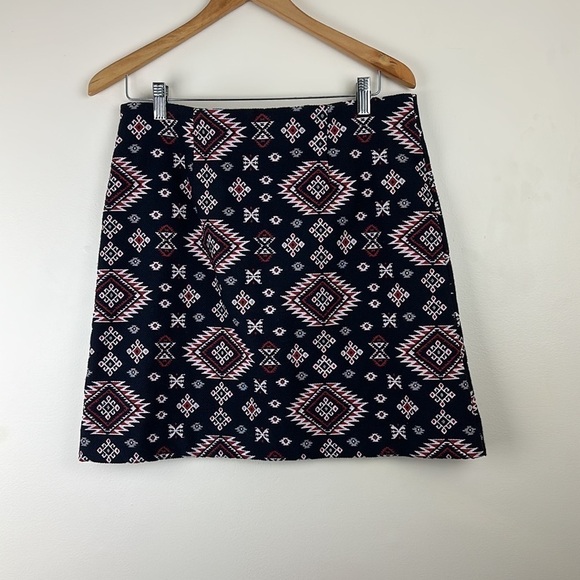 Karen Kane Woman’s Skirt 10 Mini A Line Side Zipper Gold Free Spirit - Picture 5 of 6